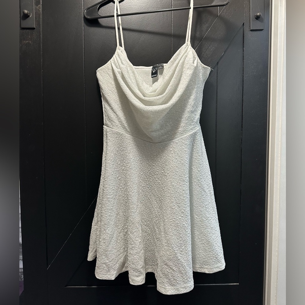 Windsor White Sparkle Mini Dress